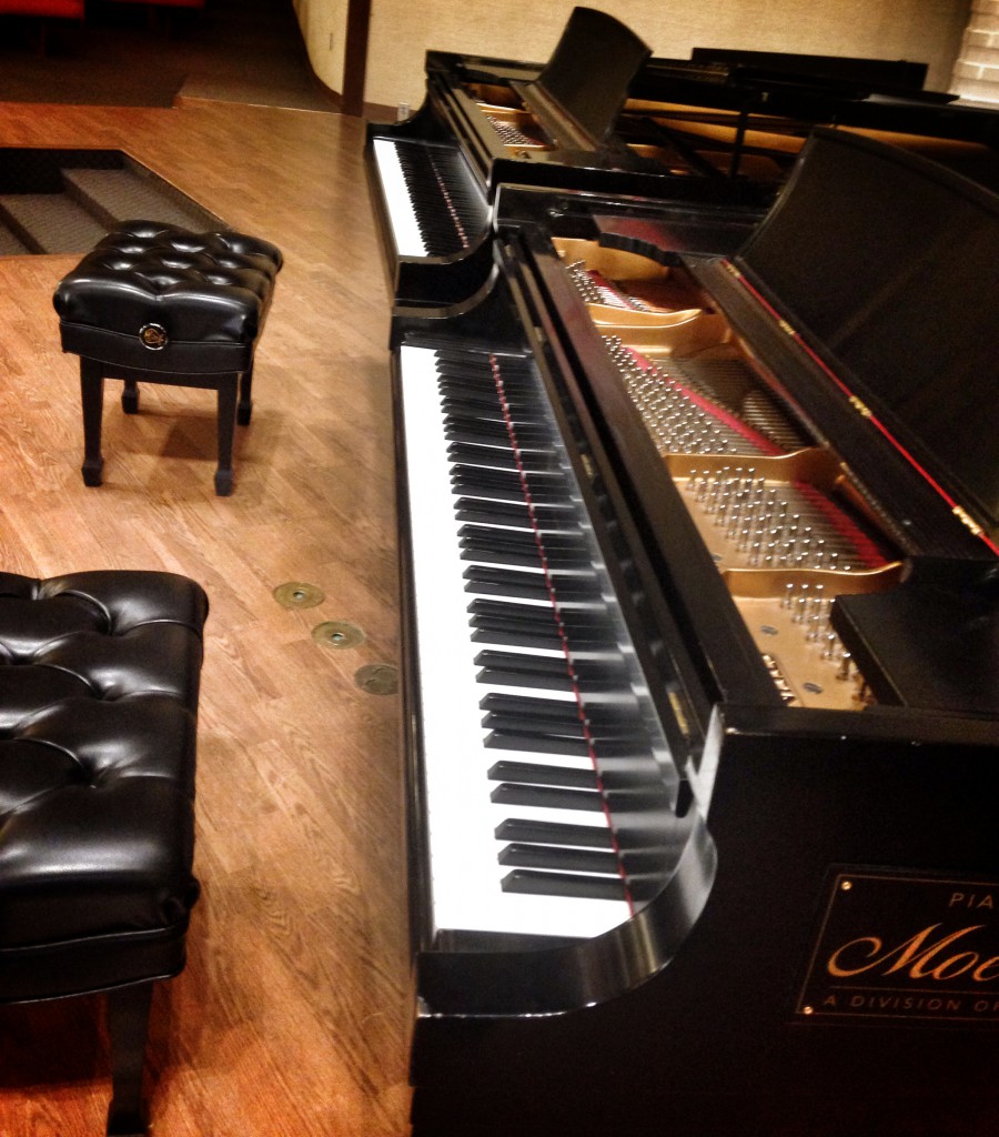 Two 6' 10 1/2", 760lb Steinway B Grand Pianos