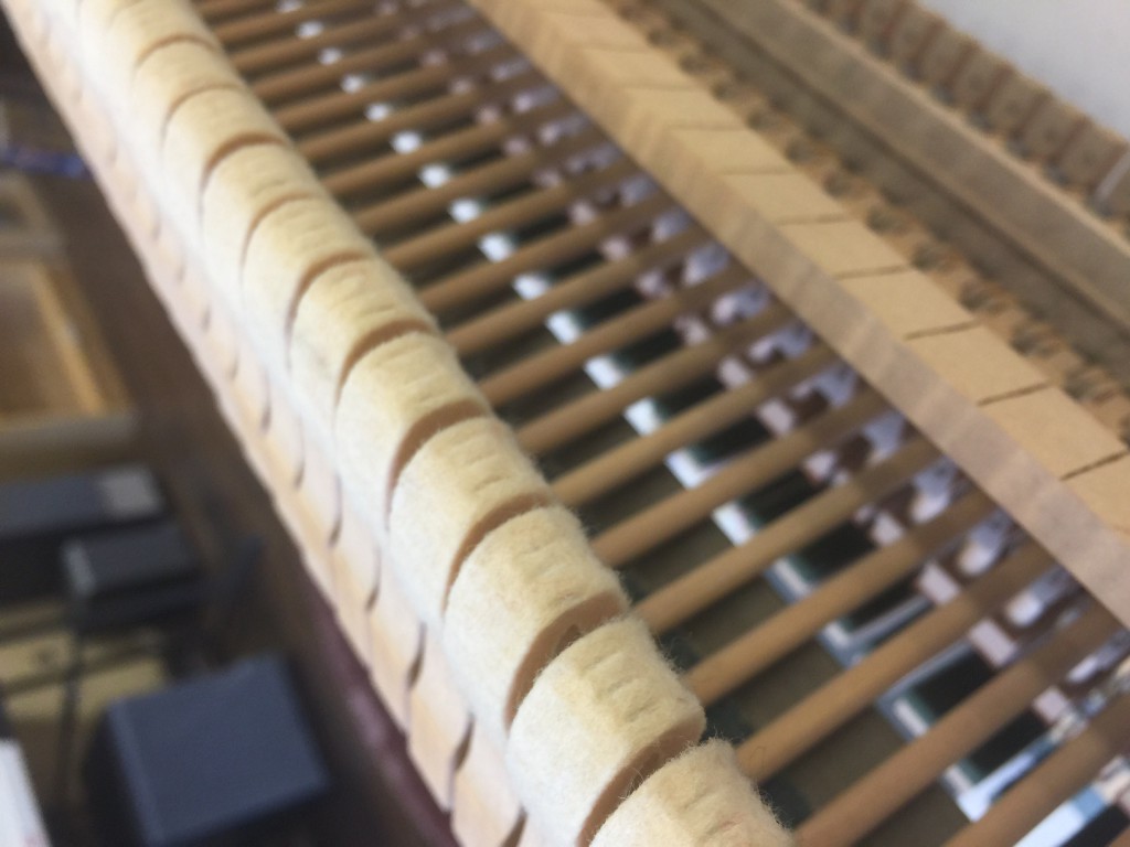 worn piano hammers Sterling Piano Tuning